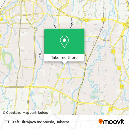 PT Kraft Ultrajaya Indonesia map