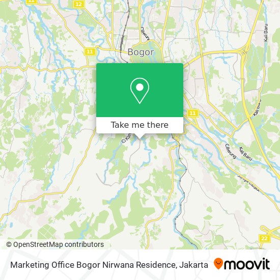 Marketing Office Bogor Nirwana Residence map