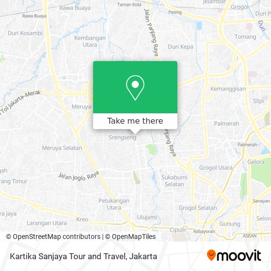 Kartika Sanjaya Tour and Travel map