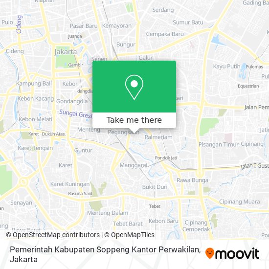 Pemerintah Kabupaten Soppeng Kantor Perwakilan map