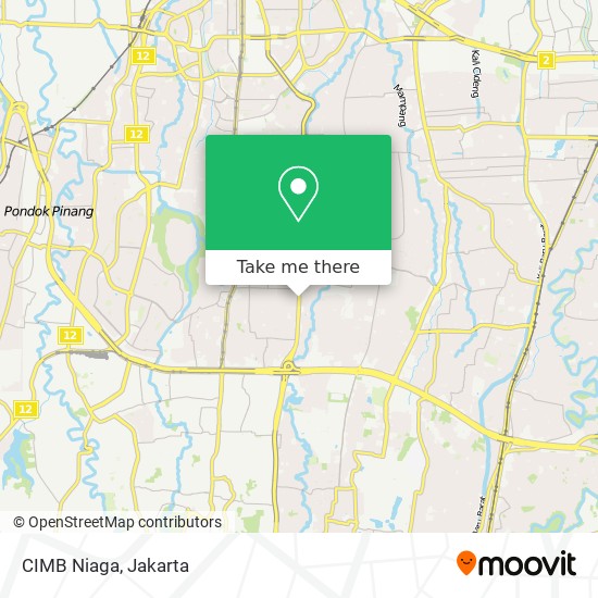 CIMB Niaga map