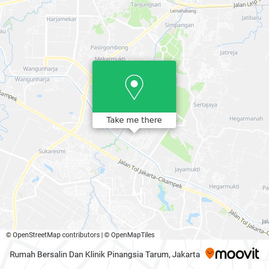 Rumah Bersalin Dan Klinik Pinangsia Tarum map