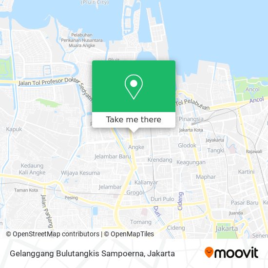 Gelanggang Bulutangkis Sampoerna map