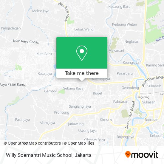 Willy Soemantri Music School map