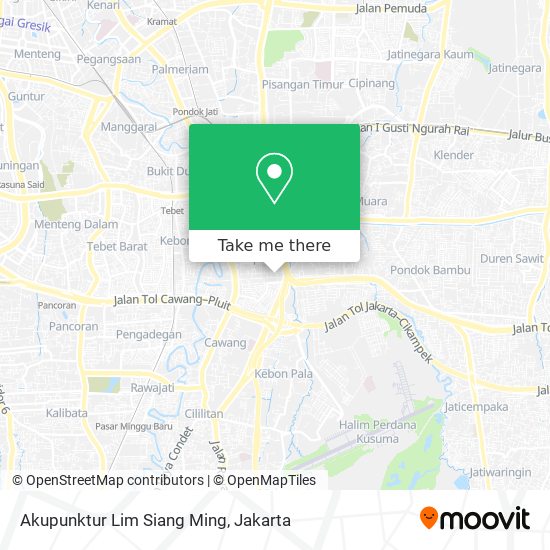 Akupunktur Lim Siang Ming map