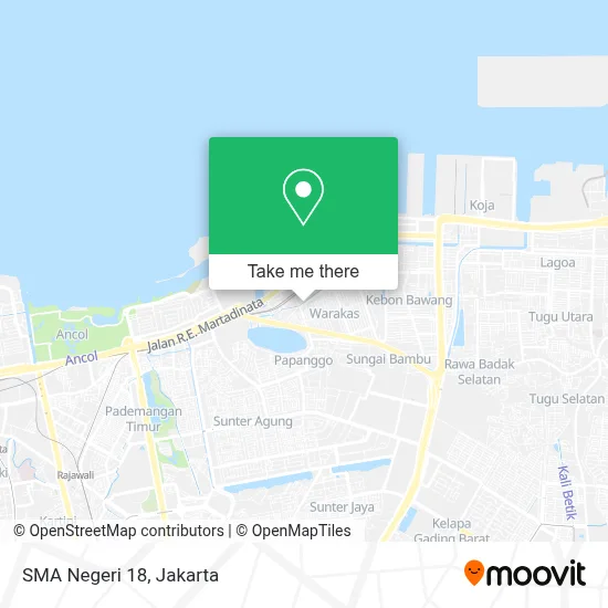 SMA Negeri 18 map