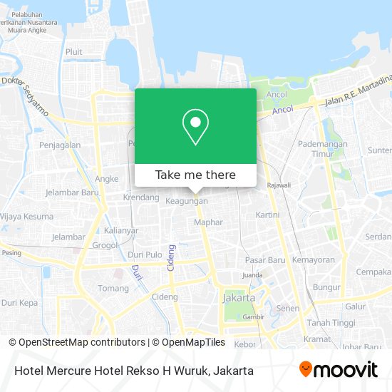 Hotel Mercure Hotel Rekso H Wuruk map