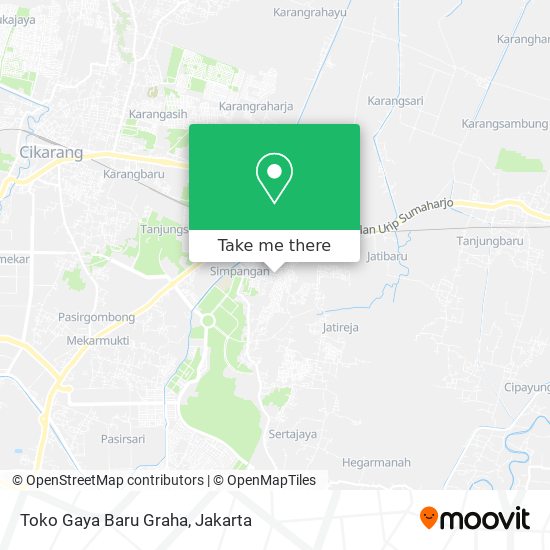 Toko Gaya Baru Graha map