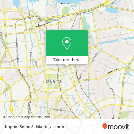 Koprim Smpn 5 Jakarta map