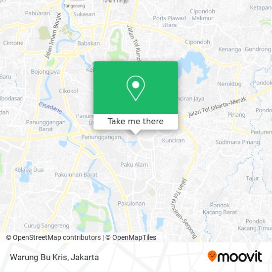 Warung Bu Kris map