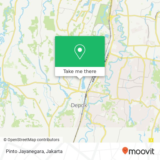 Pinto Jayanegara, Jalan Anggrek Raya Pancoran Mas map