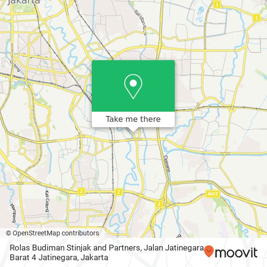 Rolas Budiman Stinjak and Partners, Jalan Jatinegara Barat 4 Jatinegara map