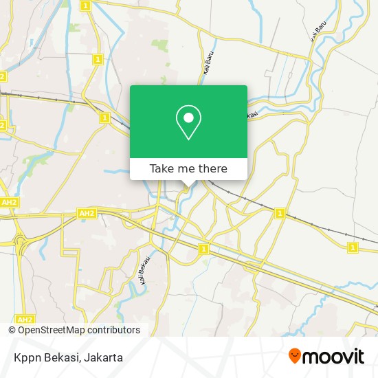 Kppn Bekasi map