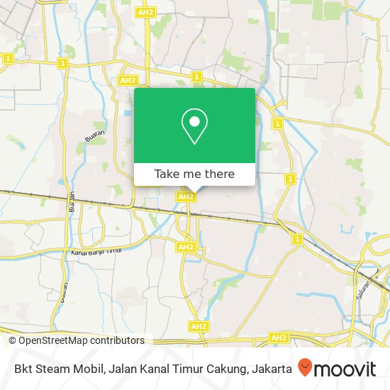 Bkt Steam Mobil, Jalan Kanal Timur Cakung map