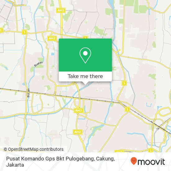 Pusat Komando Gps Bkt Pulogebang, Cakung map