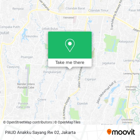 PAUD Anakku Sayang Rw 02 map