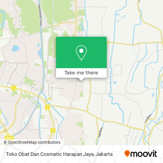 Toko Obat Dan Cosmetic Harapan Jaya map