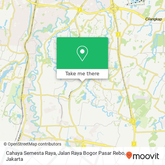 Cahaya Semesta Raya, Jalan Raya Bogor Pasar Rebo map