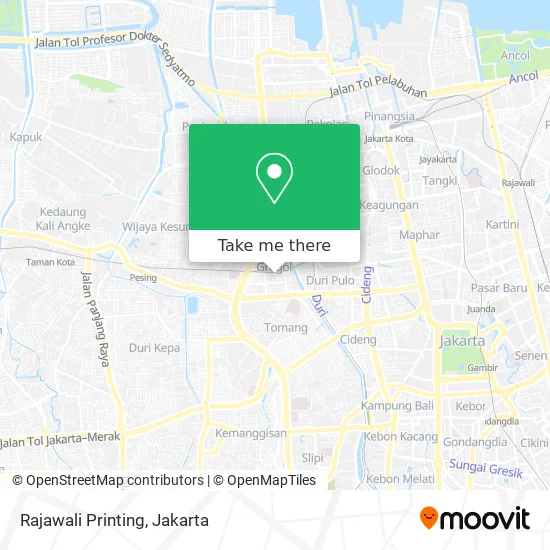 Rajawali Printing map