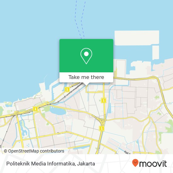 Politeknik Media Informatika, Jalan Gorontalo Raya map