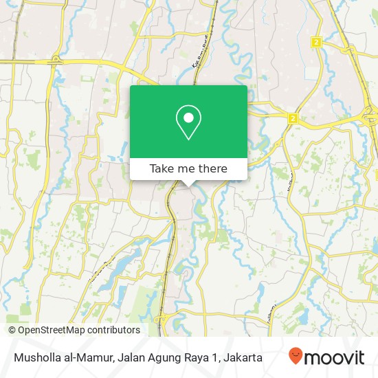 Musholla al-Mamur, Jalan Agung Raya 1 map