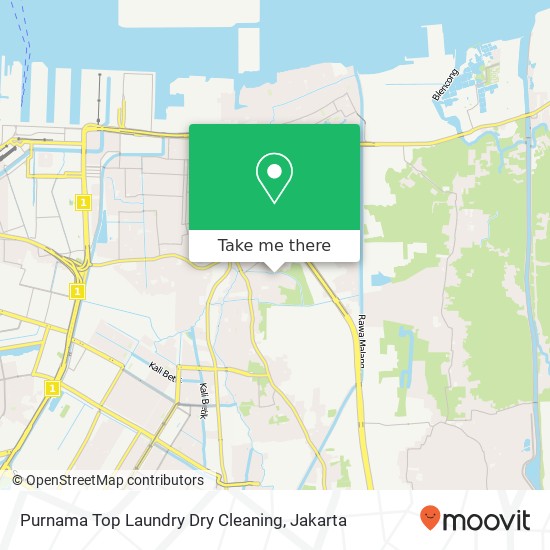 Purnama Top Laundry Dry Cleaning, Komplek Donas Kebersihan Cilincing map