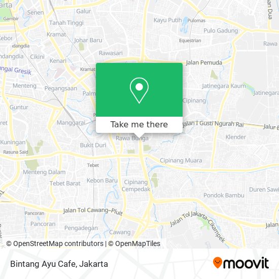 Bintang Ayu Cafe map