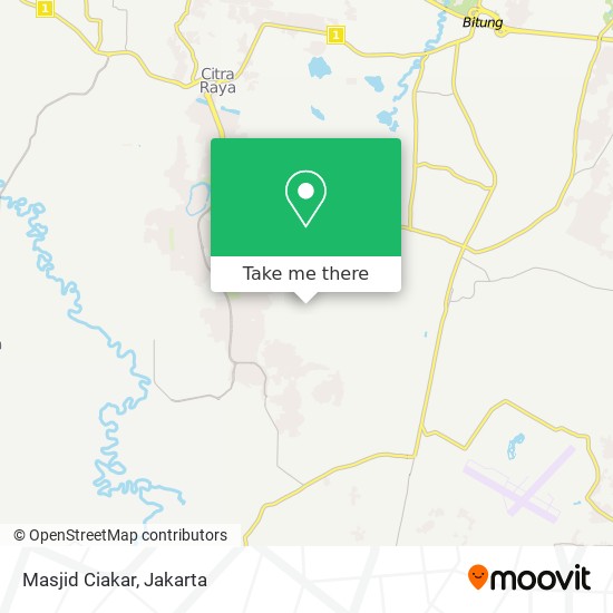 Masjid Ciakar map