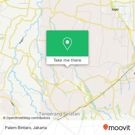 Palem Bintaro, Palem Bintaro map