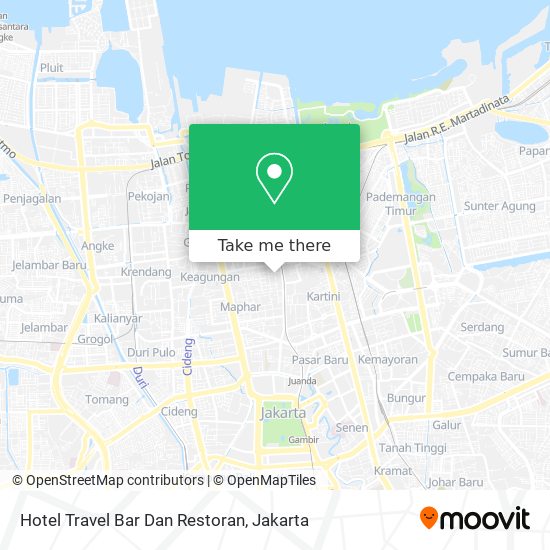 Hotel Travel Bar Dan Restoran map
