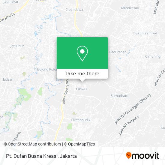 Pt. Dufan Buana Kreasi map