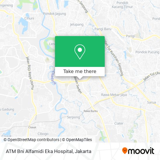 ATM Bni Alfamidi Eka Hospital map