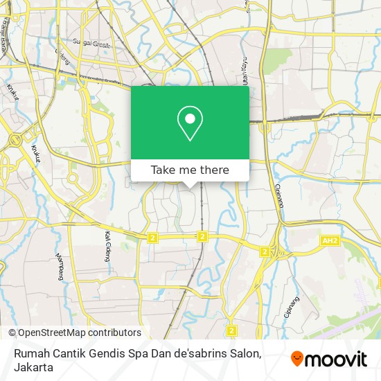 Rumah Cantik Gendis Spa Dan de'sabrins Salon map