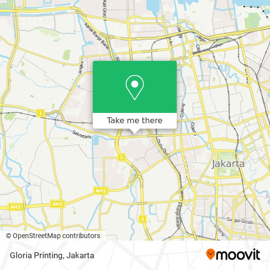 Gloria Printing map