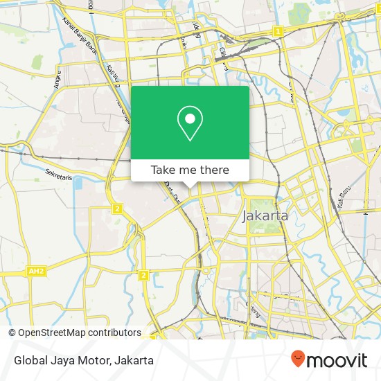 Global Jaya Motor, Jalan Biak map