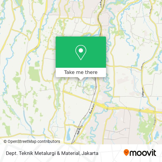 Dept. Teknik Metalurgi & Material map