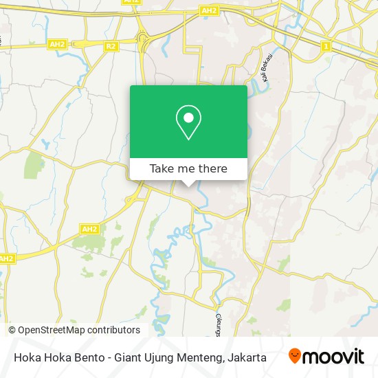 Hoka Hoka Bento - Giant Ujung Menteng map