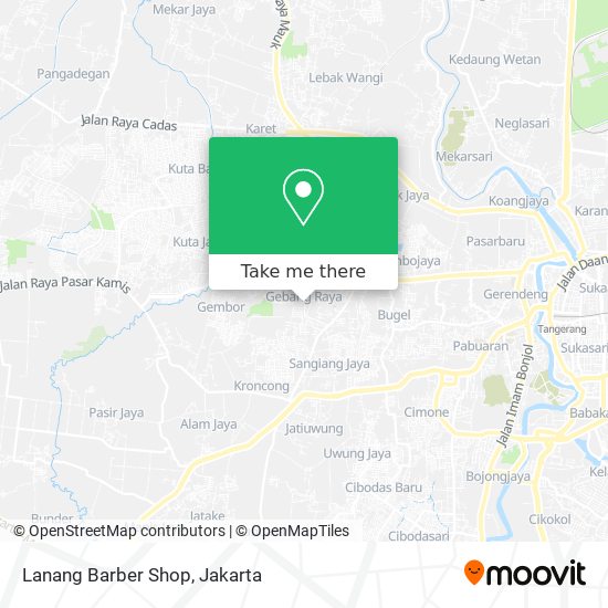 Lanang Barber Shop map