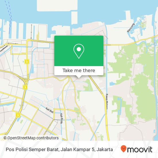 Pos Polisi Semper Barat, Jalan Kampar 5 map