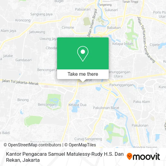 Kantor Pengacara Samuel Matulessy-Rudy H.S. Dan Rekan map