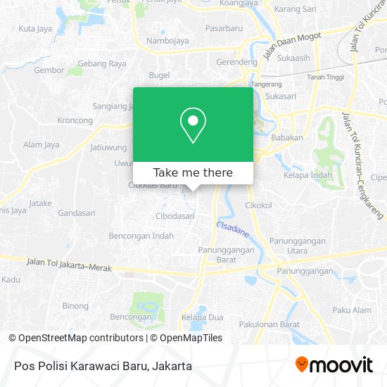 Pos Polisi Karawaci Baru map