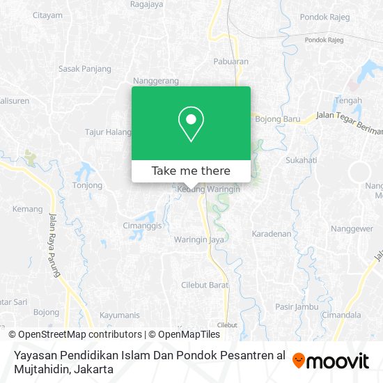 Yayasan Pendidikan Islam Dan Pondok Pesantren al Mujtahidin map