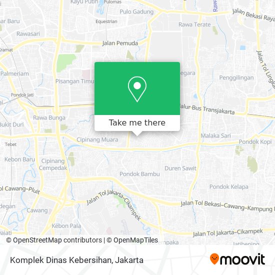 Komplek Dinas Kebersihan map