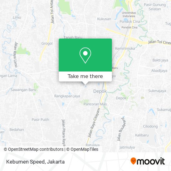 Kebumen Speed map