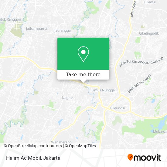 Halim Ac Mobil map