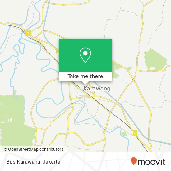 Bps Karawang map