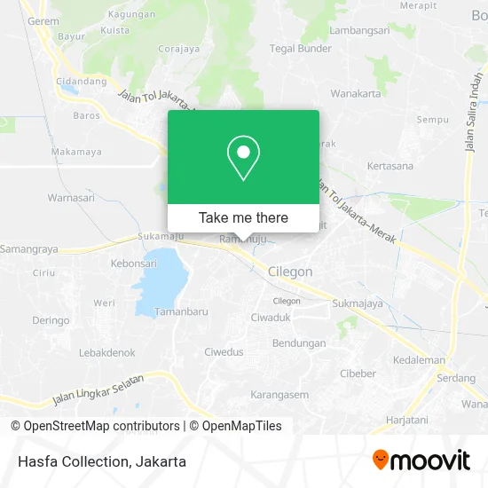 Hasfa Collection map