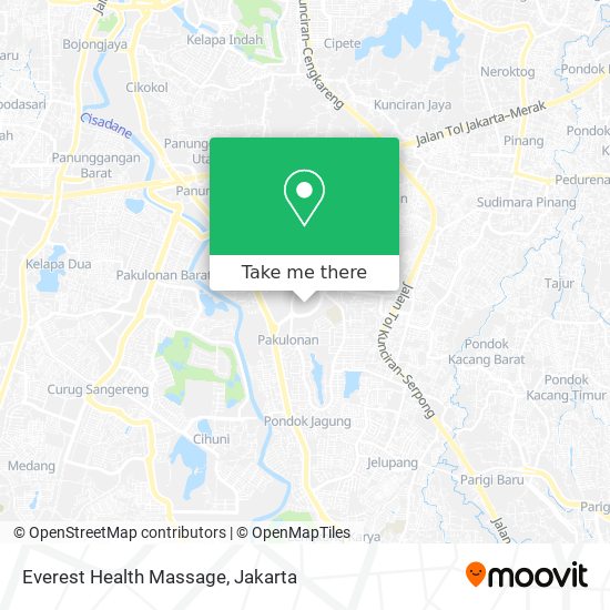 Everest Health Massage map