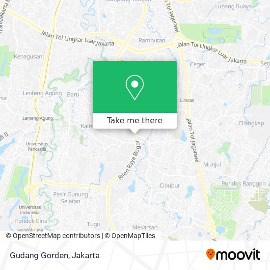 Gudang Gorden map