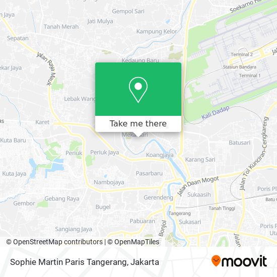 Sophie Martin Paris Tangerang map